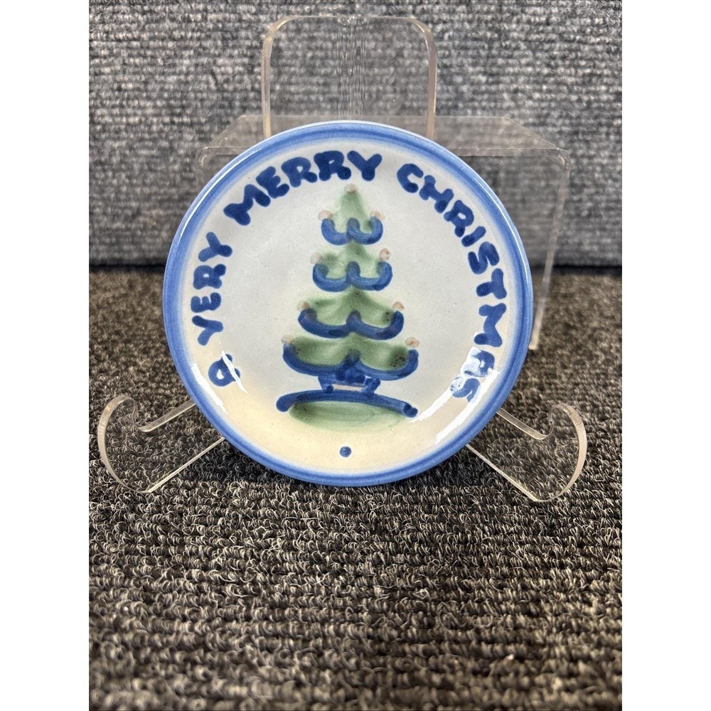 Vtg~MA Hadley~A Very Merry Christmas~Trinket Dish~Mini Plate